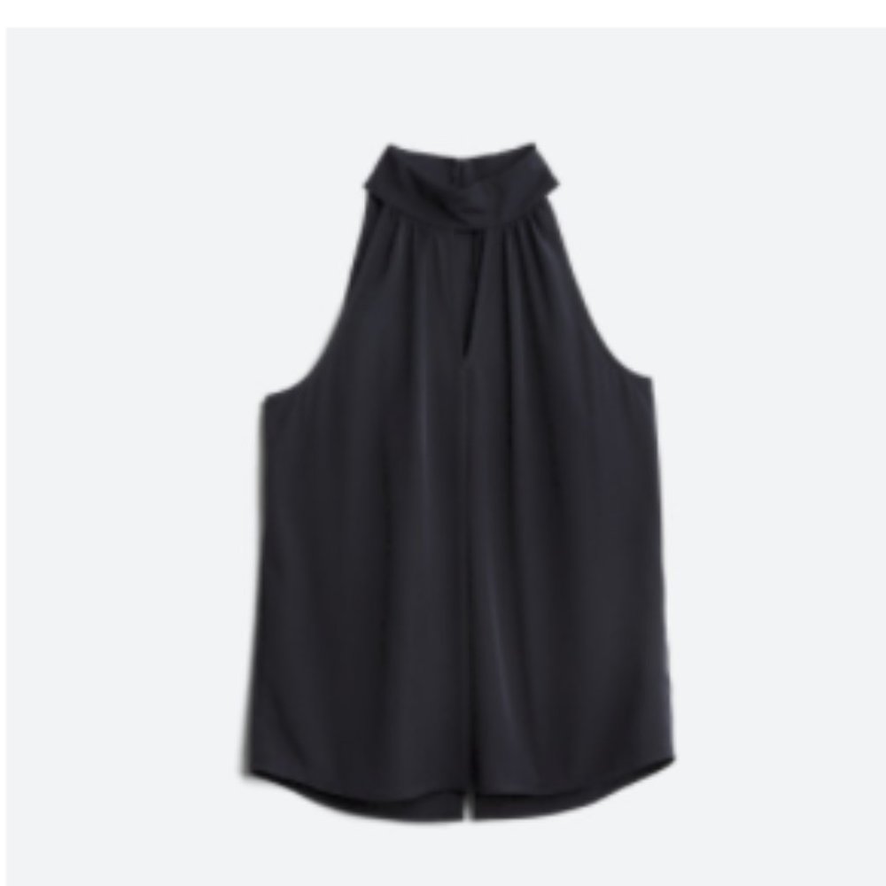 Diya Halter Split Back Blouse